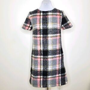 Line and Dot Sweater Tee Shirt Dress | XS